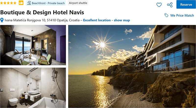 Boutique and Design Hotel Navis Opatija