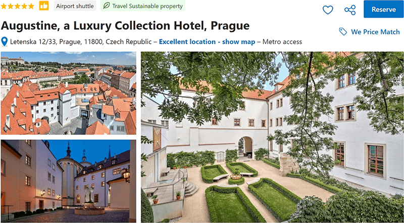 Augustine Hotel Prague