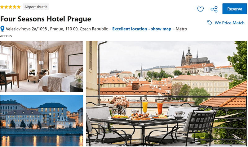 Four Seasons Hotel Prague