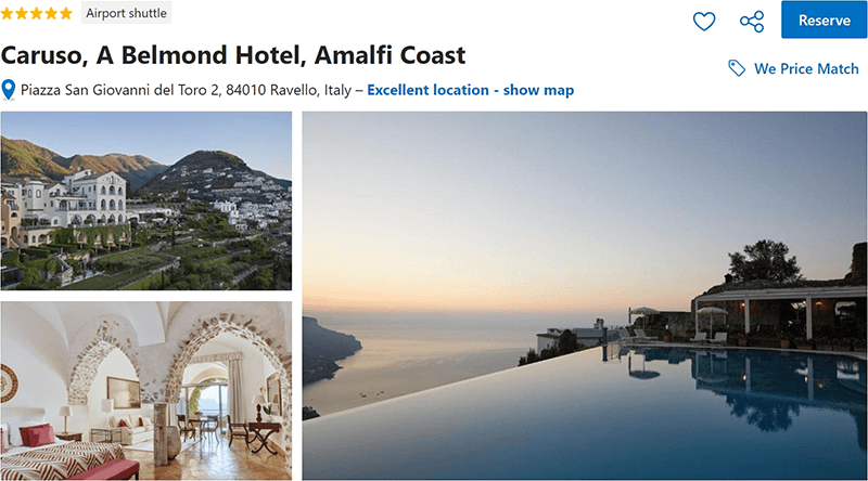 Caruso, A Belmond Hotel, Amalfi Coast