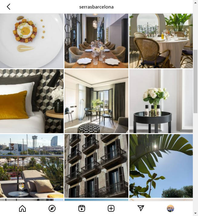 Instagram Hotel Account