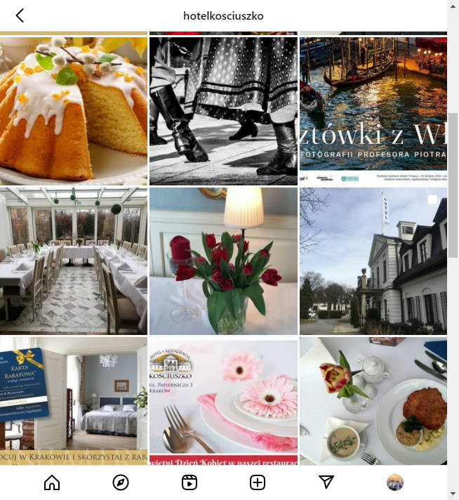 Instagram Hotel Account