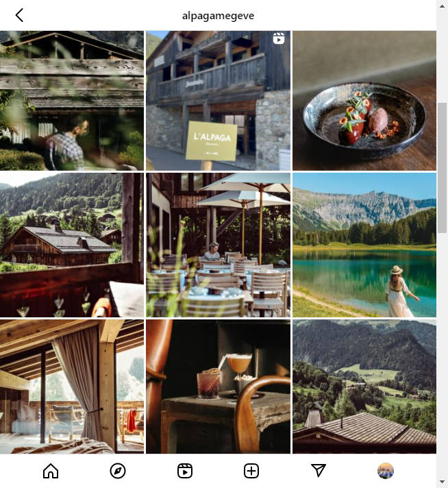 Instagram Hotel Account