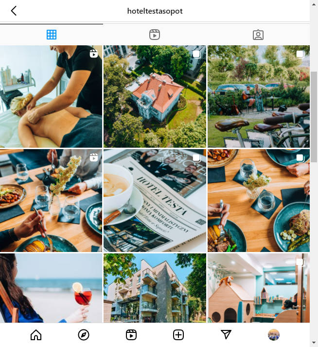 Instagram Hotel Account