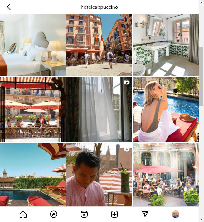 Instagram Hotel Account