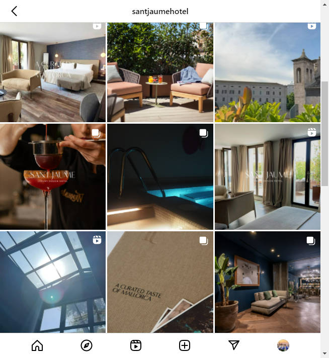 Instagram Hotel Account