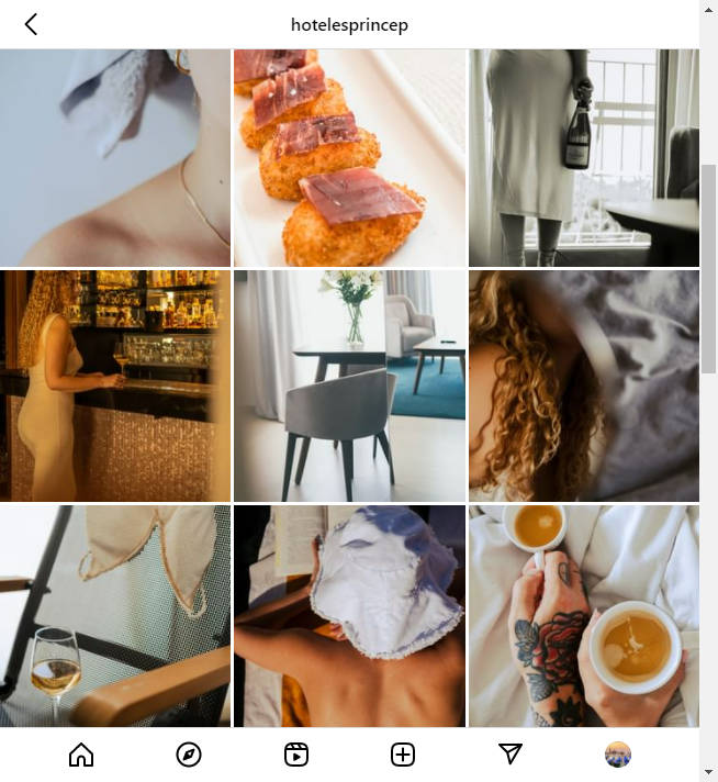 Instagram Hotel Account