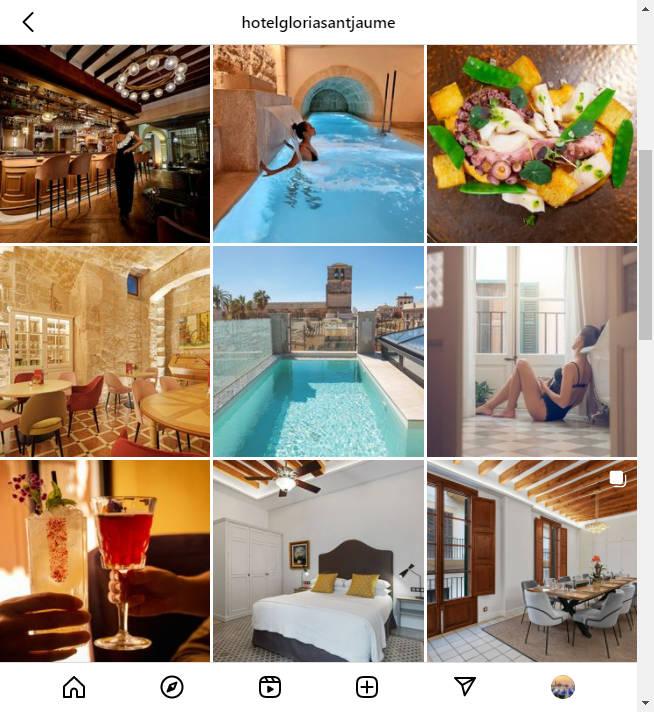 Instagram Hotel Account