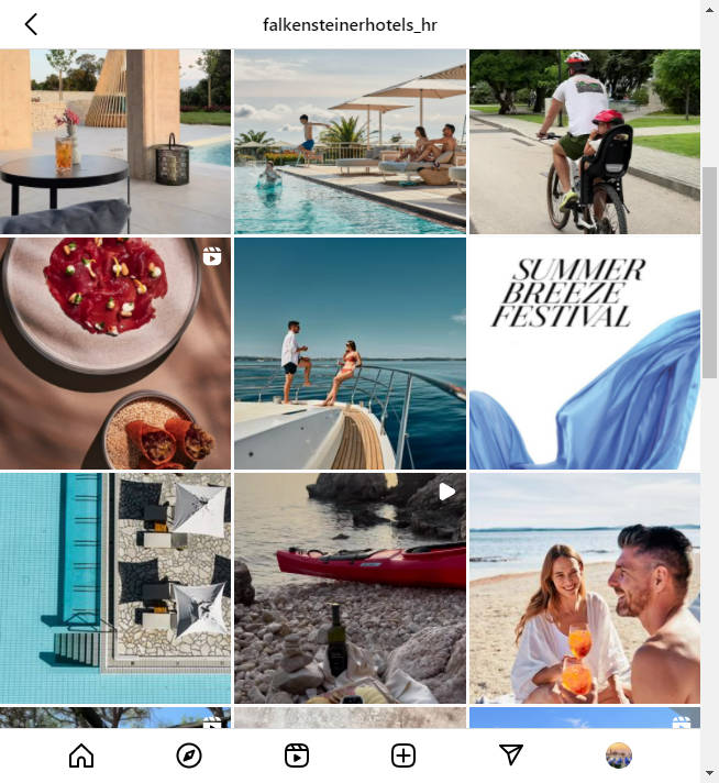 Instagram Hotel Account