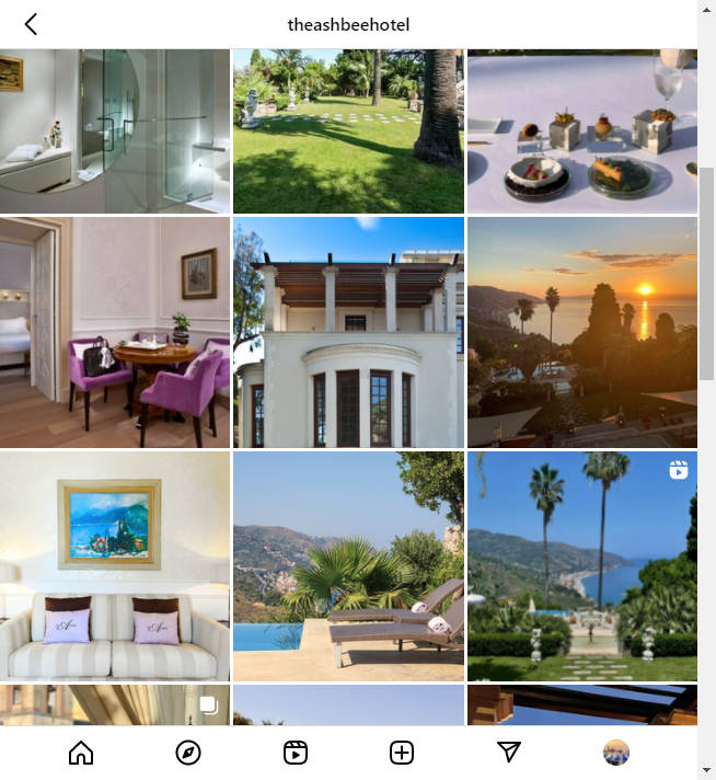 Instagram Hotel Account