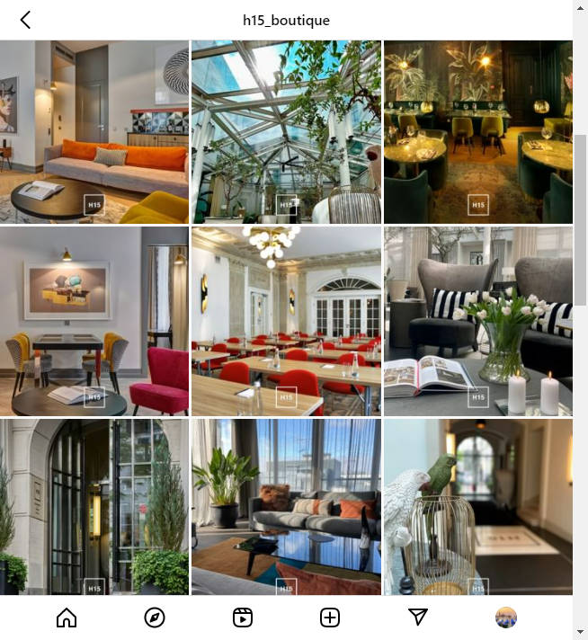 Instagram Hotel Account