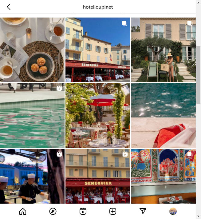 Instagram Hotel Account