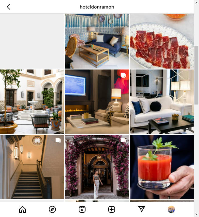 Instagram Hotel Account