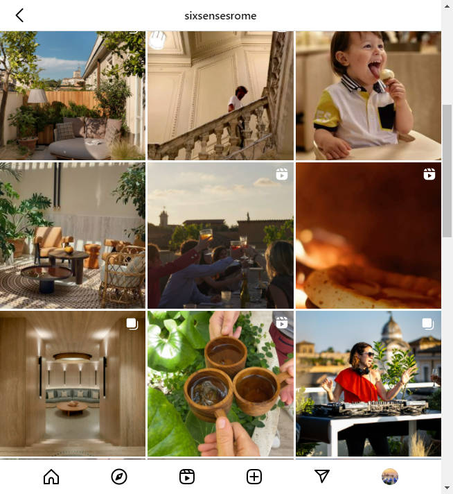 Instagram Hotel Account