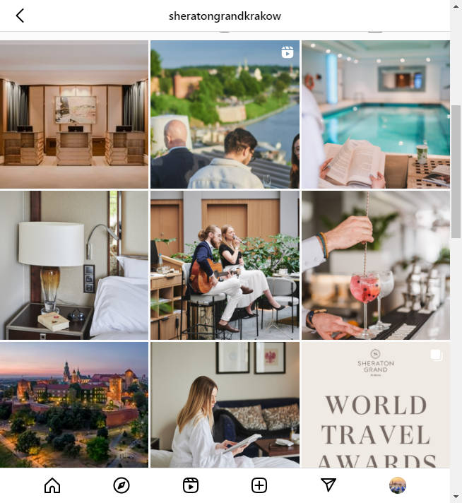 Instagram Hotel Account