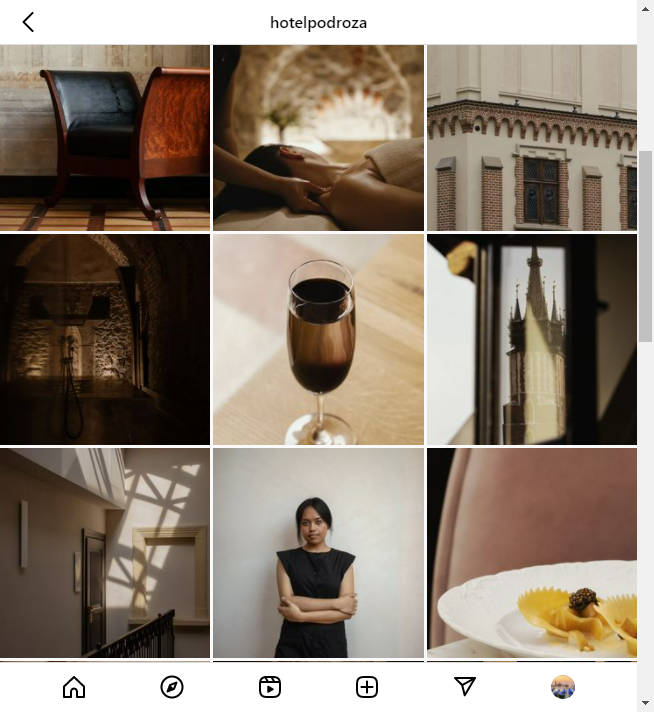 Instagram Hotel Account